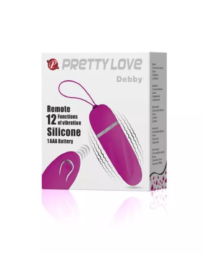 Image de l'œuf vibrant télécommandé PRETTY LOVE DEBBY, jouet intime élégant pour plaisir discret-2