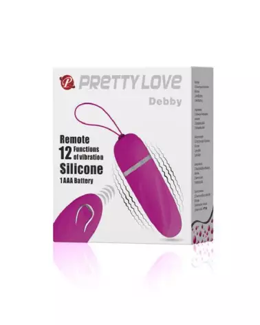 Image de l'œuf vibrant télécommandé PRETTY LOVE DEBBY, jouet intime élégant pour plaisir discret-2