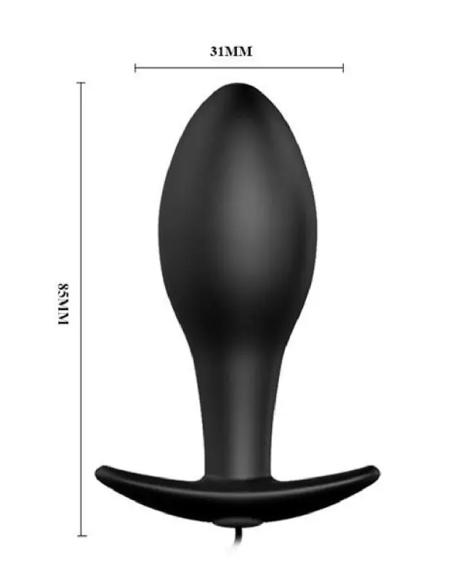 Plug vibrant Pretty Love avec télécommande pour stimulation anale-3