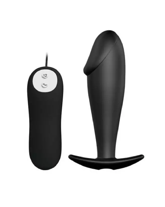 Plug Anal Vibrant Pretty Love en forme de pénis pour plaisir maximal-1