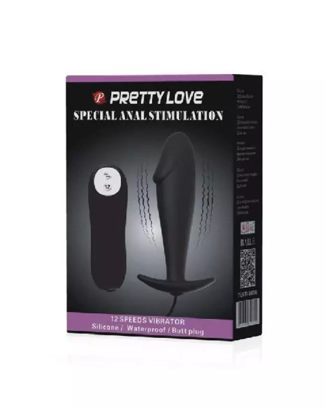Plug Anal Vibrant Pretty Love en forme de pénis pour plaisir maximal-2