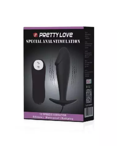 Plug Anal Vibrant Pretty Love en forme de pénis pour plaisir maximal-2