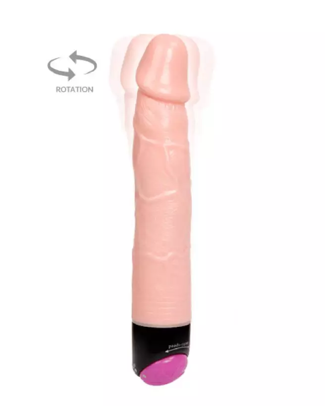 Vibromasseur réaliste ColorfulSex 24cm de Baile en action-1