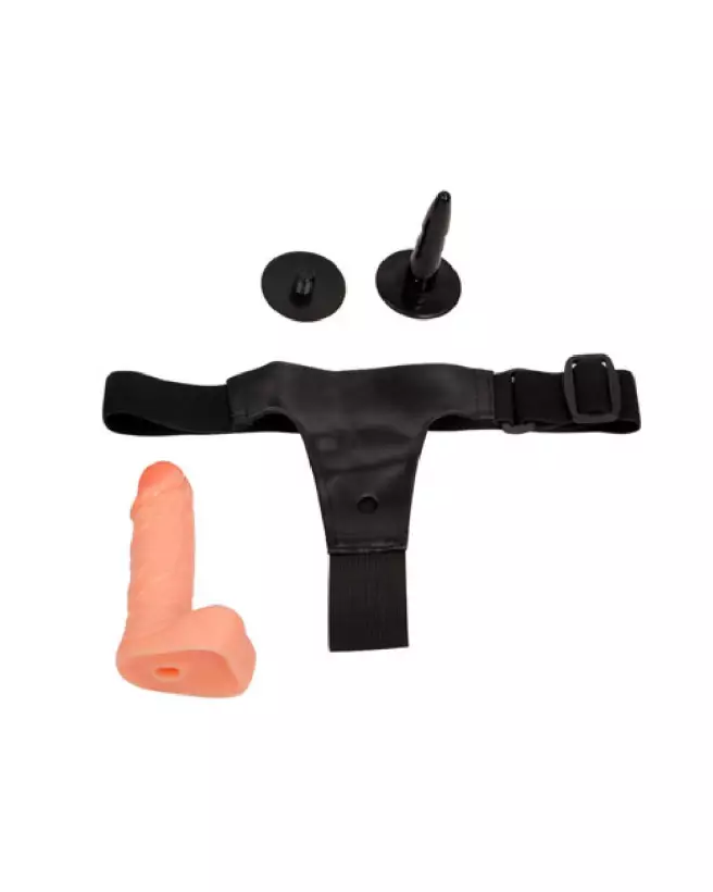 STRAP ON DILDO CYBERSKIN 15CM de BAILE, Gode Ceinture Réaliste-5