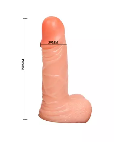 STRAP ON DILDO CYBERSKIN 15CM de BAILE, Gode Ceinture Réaliste-6