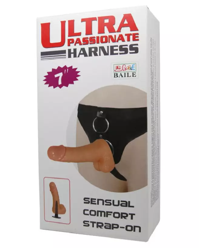 Image du Gode Ceinture Ultra Harness Strap On Dildo 15cm de BAILE-2