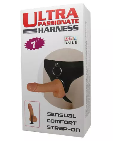 Image du Gode Ceinture Ultra Harness Strap On Dildo 15cm de BAILE-2
