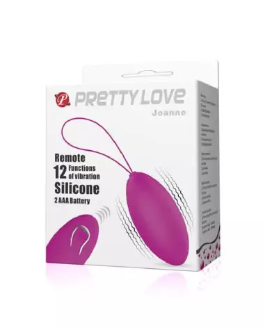 Image de l'oeuf vibrant télécommandé Pretty Love Joanne, jouet intime discret et élégant-2