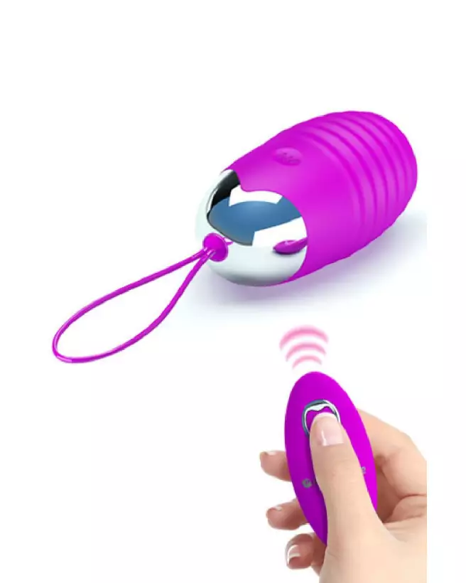 Oeuf vibrant télécommandé Pretty Love Jessica pour plaisir discret-1