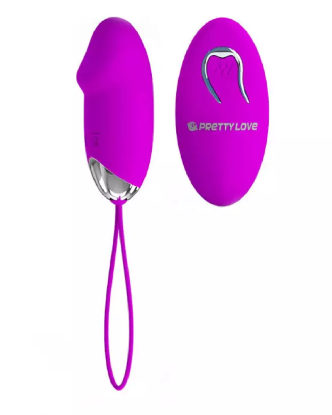 Image du Pretty Love Julia, œuf vibrant télécommandé en silicone doux-3