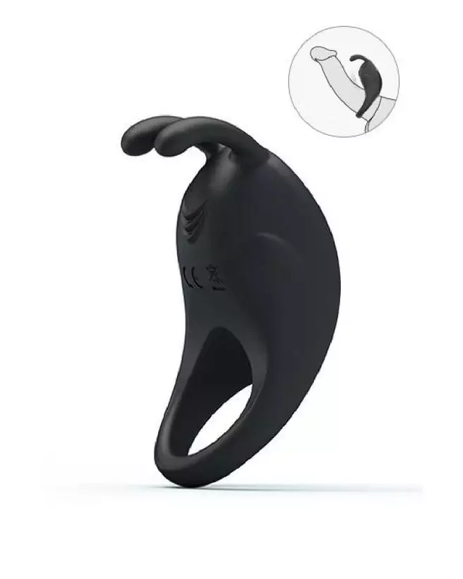 Pretty Love Rabbit Vibrator, Cockring Vibrant pour Plaisir à Deux-1