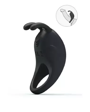 Pretty Love Rabbit Vibrator, Cockring Vibrant pour Plaisir à Deux-1