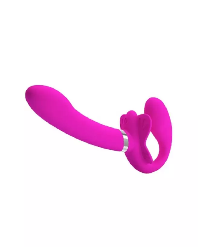 Image du gode ceinture Dual Motor Valerie Pretty Love, sextoy vibrant haute qualité-1