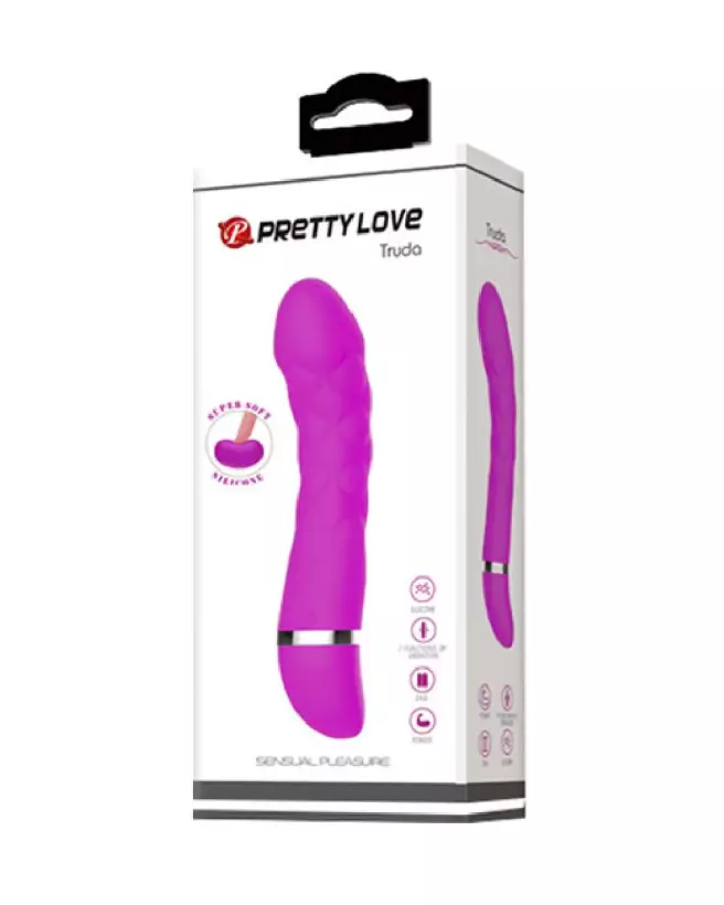 Image du vibromasseur Pretty Love Truda, sextoy ergonomique en silicone, parfait pour stimulation intense-2