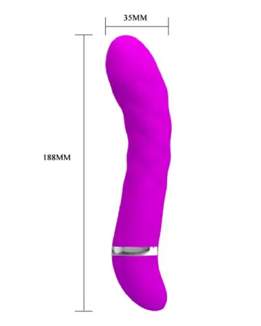 Image du vibromasseur Pretty Love Truda, sextoy ergonomique en silicone, parfait pour stimulation intense-5