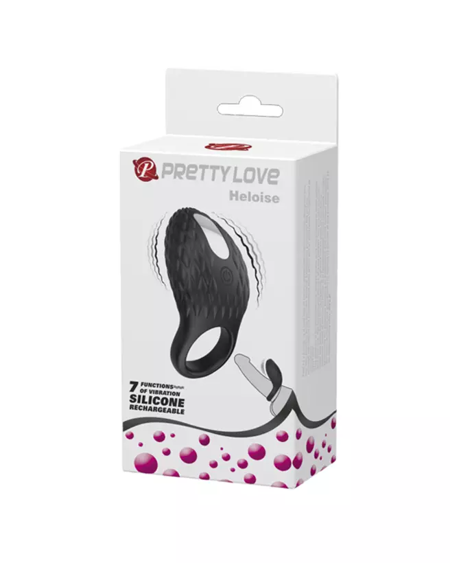 Stimulateur Cock Ring Héloïse Pretty Love pour endurance et plaisir-2