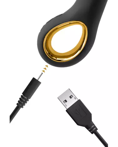 Image du Vibro My Princess Black Empire, vibrateur rabbit de luxe Black Empire-4