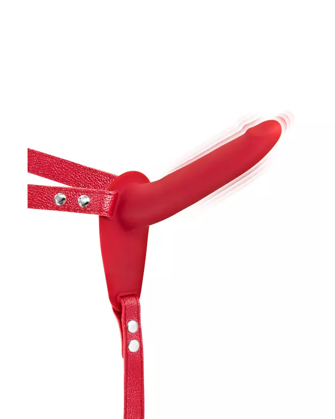 Image du Simple Strap-On Vibrant Red de FETISH TENTATION-1