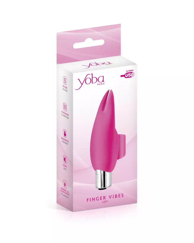 Image YOBA Joy Finger Vibrator USB - Stimulateur de doigt rechargeable-2