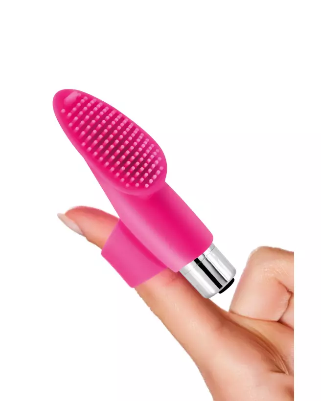 YOBA GLEE FINGER VIBRATOR USB en action, stimulateur de doigts rechargeable-1