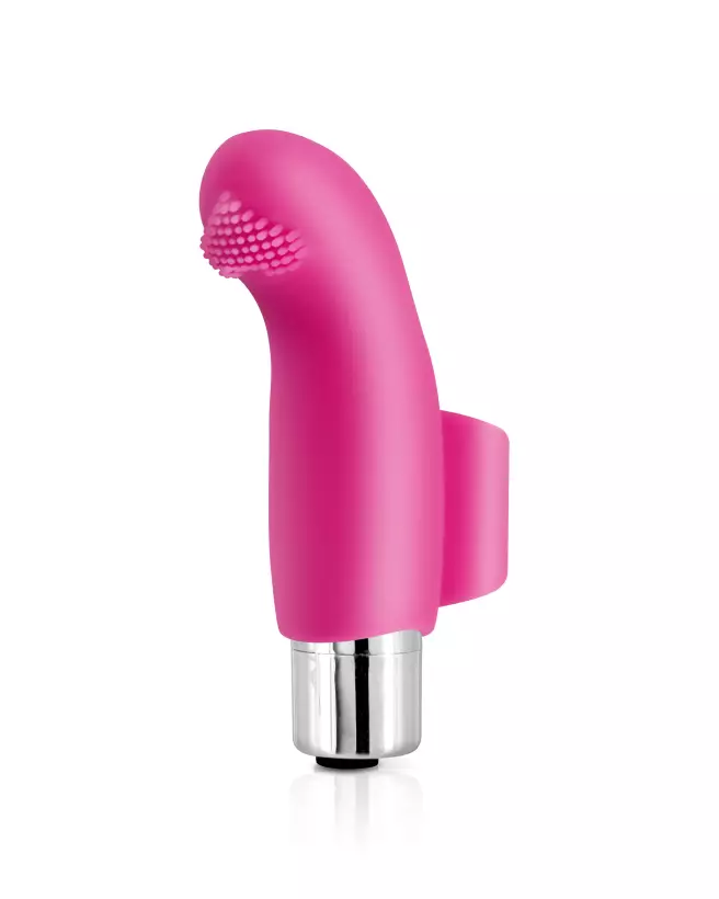 Image du Vibromasseur YOBA Heart Finger USB, stimulateur de doigts compact et rechargeable-3