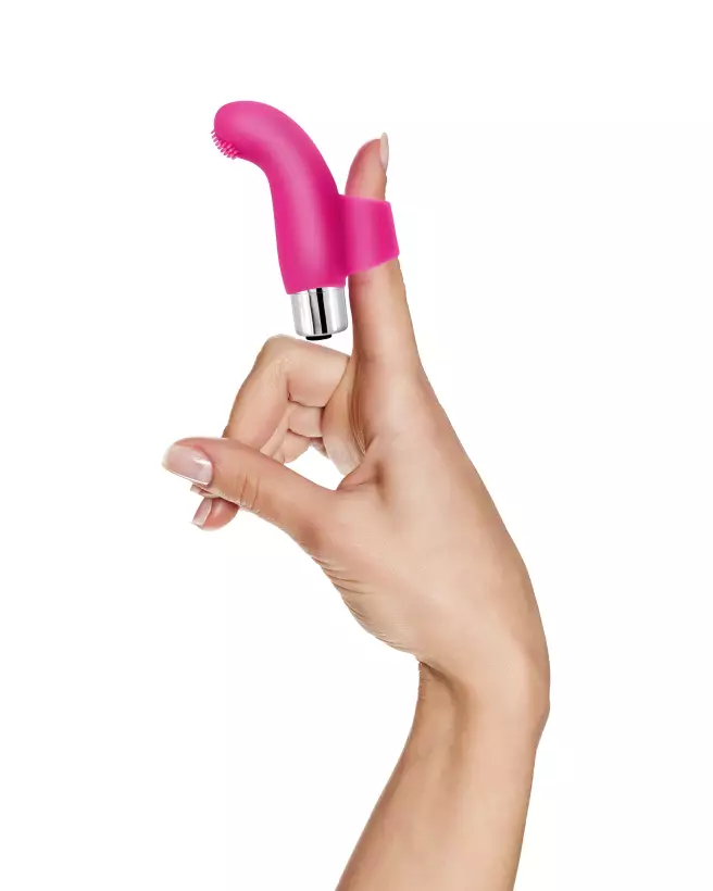 Image du Vibromasseur YOBA Heart Finger USB, stimulateur de doigts compact et rechargeable-4
