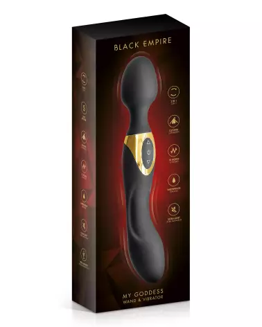 Wand Vibro My Goddess Black EMP par BLACK EMPIRE pour massage intense et plaisir-2