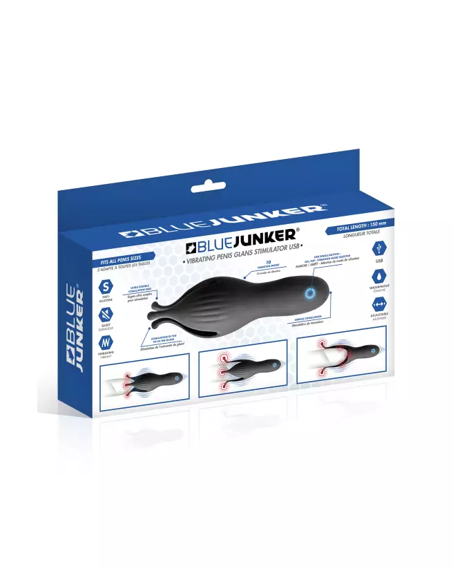 Image du Stimulateur Gland Premium USB de BLUE JUNKER, optimisé pour le plaisir masculin-2