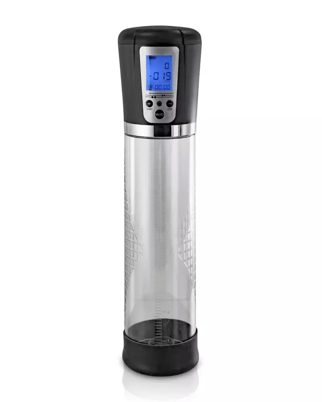 Image de la PENIS PUMP DIGITAL BLUE JUNKER, pompe à pénis haute performance-1