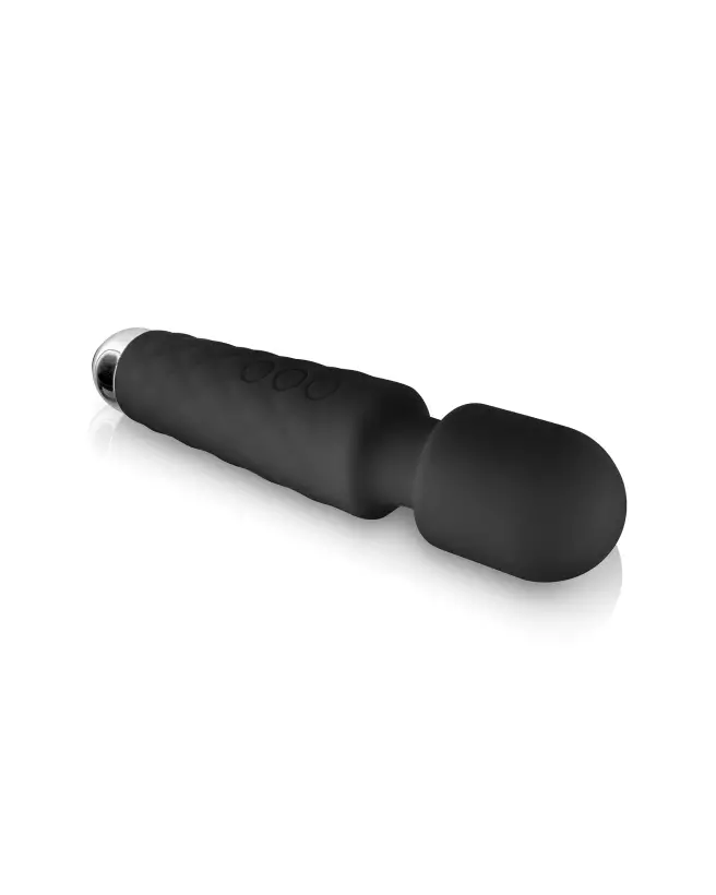Image Wand Vibrant USB Noir YOBA - Masseur Personnel Puissant-3