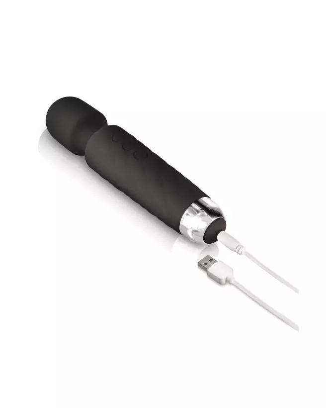 Image Wand Vibrant USB Noir YOBA - Masseur Personnel Puissant-5