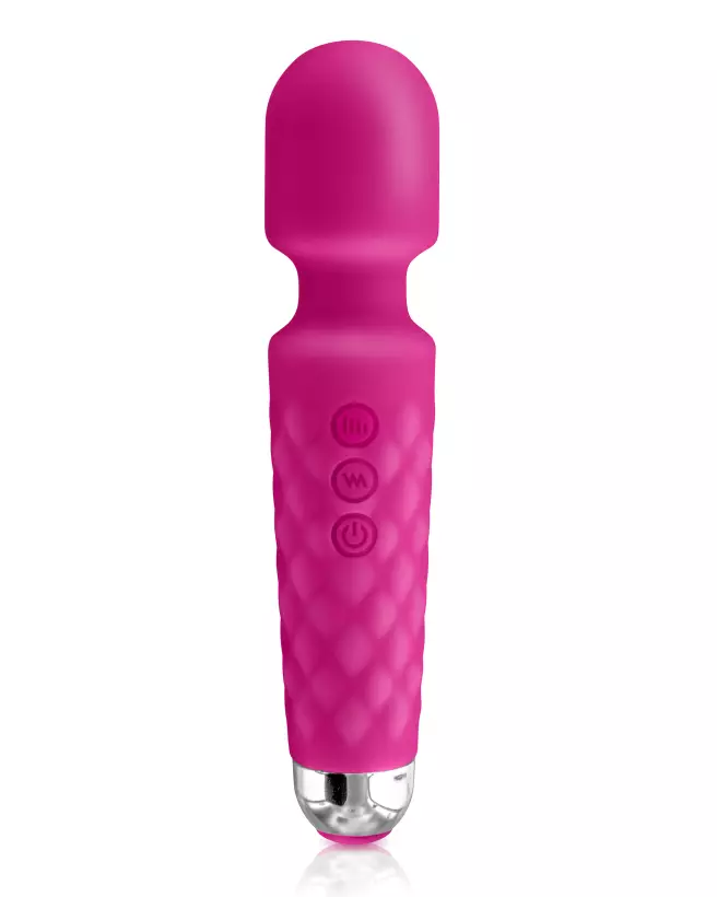 Wand Vibrant USB Rose de YOBA pour stimulation et plaisir-1