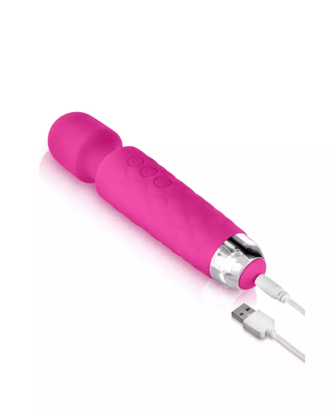Wand Vibrant USB Rose de YOBA pour stimulation et plaisir-4
