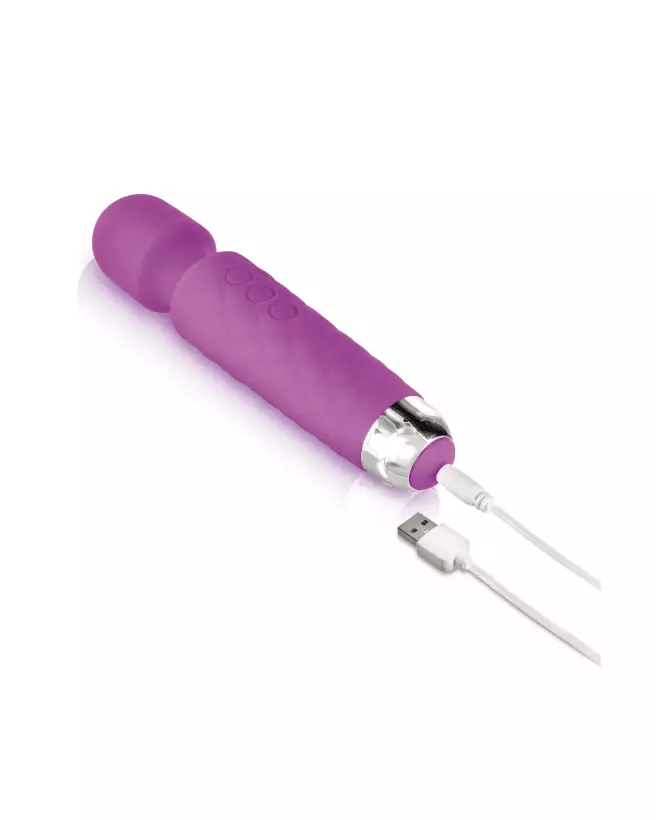 Wand Vibrant USB Violet YOBA - Massage Intensif et Portable-5