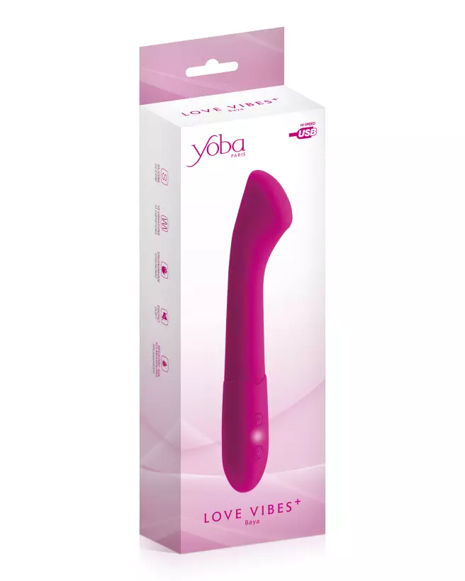 Vibromasseur YOBA + BAYA G-SPOT USB pour stimulation point G-2