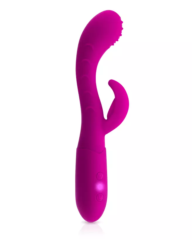 Image du vibromasseur YOBA + BESS Rabbit USB, sextoy rechargeable et élégant-1