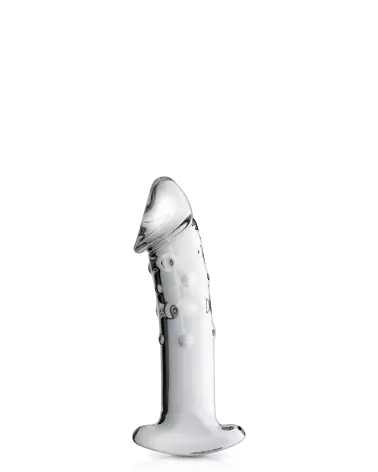Glass Dildo 3 Clear de Glossy Toys, Sextoy en Verre de Luxe et Hygiénique-1