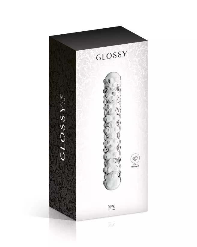 Glass Dildo 6 by Glossy Toys - Dildo en Verre Transparent de Haute Qualité-2