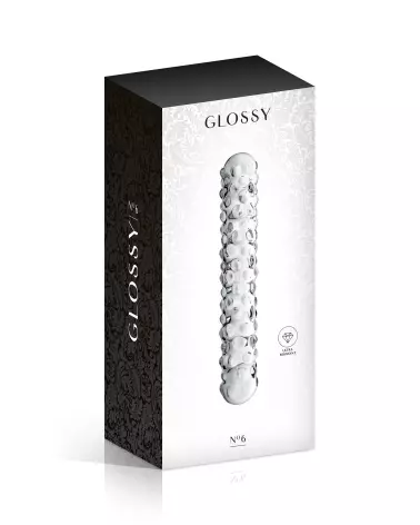 Glass Dildo 6 by Glossy Toys - Dildo en Verre Transparent de Haute Qualité-2