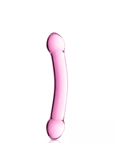 Glass Dildo 7 Pink par Glossy Toys en verre de qualité supérieure-1