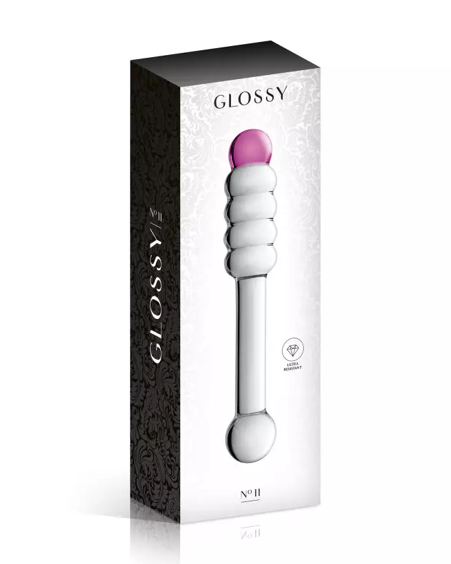 Image du GLASS DILDO 11 GLOSSY TOYS, sextoy en verre élégant-2
