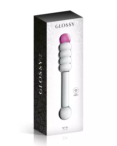 Image du GLASS DILDO 11 GLOSSY TOYS, sextoy en verre élégant-2