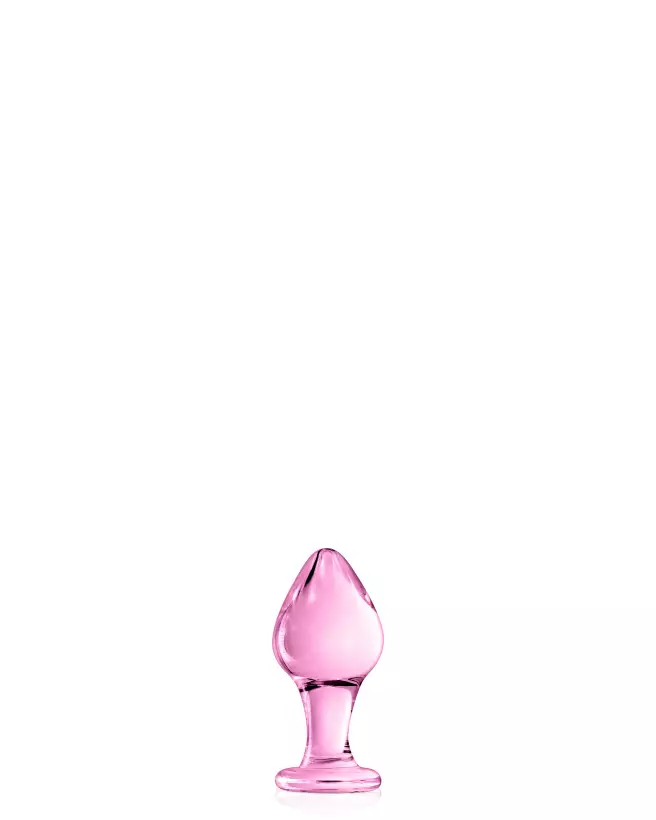Image du GLASS PLUG 31 PINK de GLOSSY TOYS, sextoy en verre haut de gamme-1