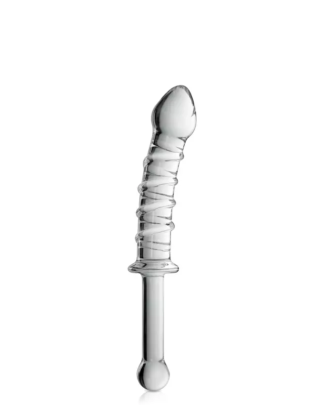 Image du GLASS DILDO 16 CLEAR de Glossy Toys, sextoy en verre haut de gamme-1