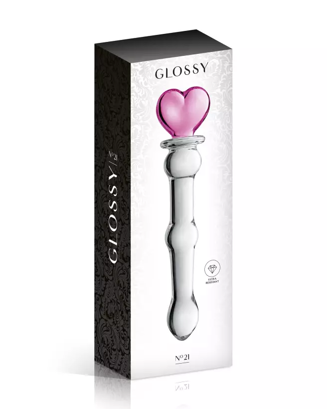 Glass Dildo 21 Glossy Toys sextoy en verre élégant et robuste-2