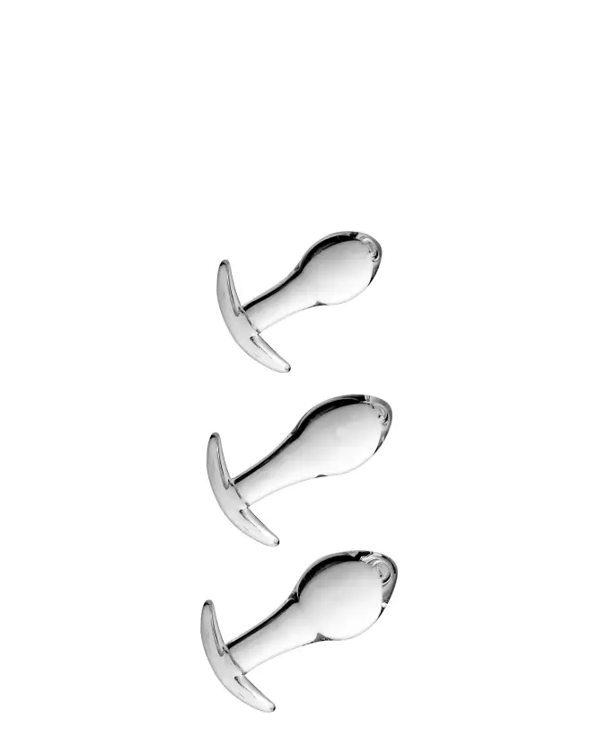 Image du GLASS SET 17 de Glossy Toys, sextoy en verre transparent et brillant-1