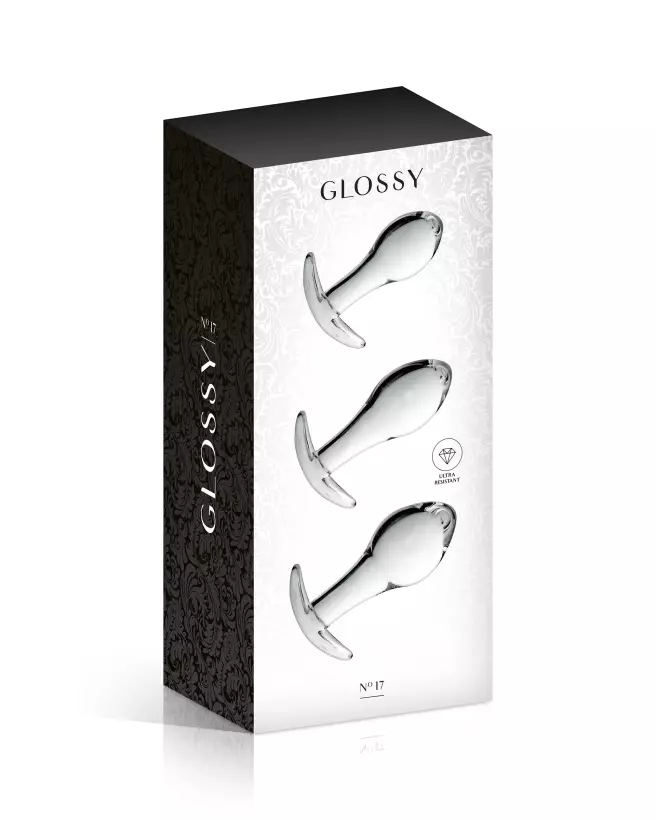 Image du GLASS SET 17 de Glossy Toys, sextoy en verre transparent et brillant-2