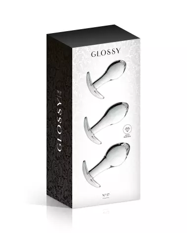 Image du GLASS SET 17 de Glossy Toys, sextoy en verre transparent et brillant-2