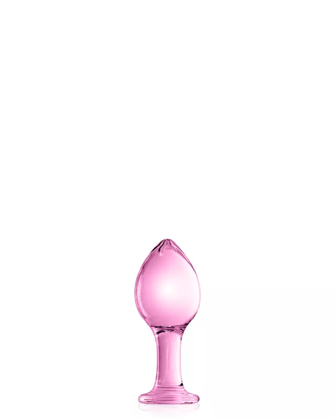 Image du GLASS PLUG 32 PINK de Glossy Toys, sextoy en verre haut de gamme-1