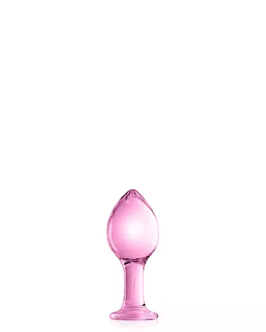 Image du GLASS PLUG 32 PINK de Glossy Toys, sextoy en verre haut de gamme-1